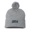 Thumbnail image for  Sportsman Heather Grey Pom Pom Cuffed Beanie