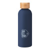 Thumbnail image for  Blair Navy Stainless Steel Bottle w/ Bamboo Lid 17 oz