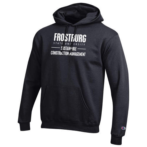  Champion Black Fleece Hoodie - FSU - Sustainable Construction Management