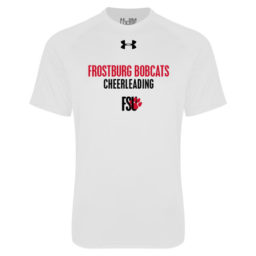  Under Armour White Tech Tee - Frostburg Bobcats Cheerleading UA