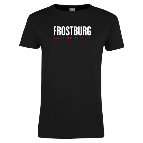  Womens Black Short Sleeve Tee - Frostburg State University