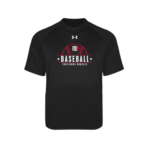  Under Armour Youth Black Tech Tee - Frostburg Baseball Half Ball