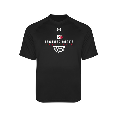  Under Armour Youth Black Tech Tee - Frostburg Basketball Sharp Net