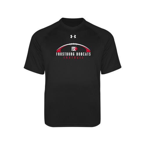  Under Armour Youth Black Tech Tee - Frostburg Football Arched Ball