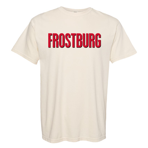  Comfort Colors Ivory T Shirt - Frostburg Wordmark