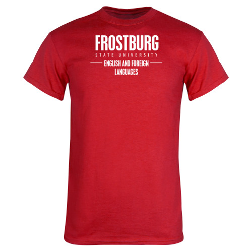  Red T Shirt - FSU - English and Foreign Languages