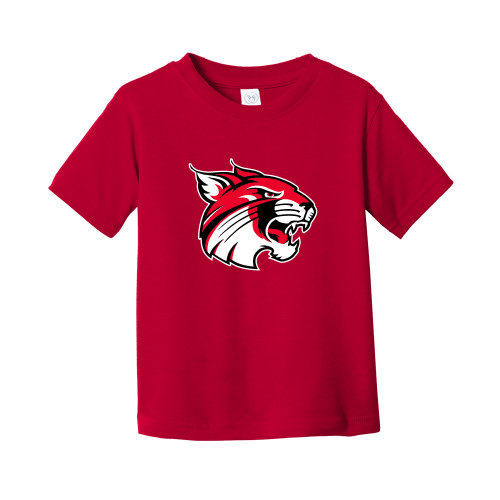  Toddler Red T Shirt - FSU Bobcat Head