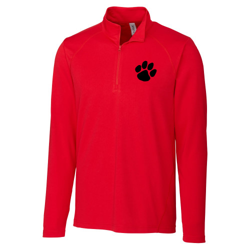  C&B Red Clique Ice Pique Half Zip - FSU Paw