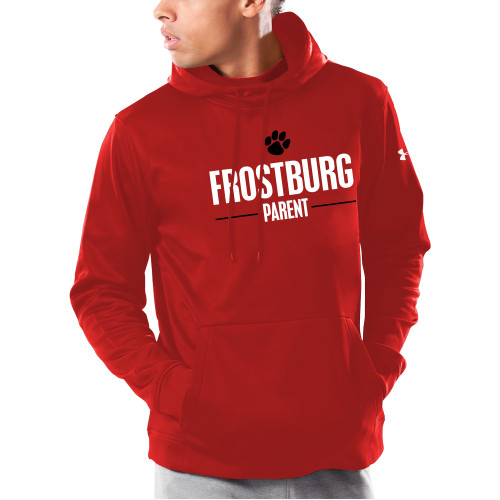  Under Armour Red Armour Fleece Hoodie - Frostburg Parent with Paw