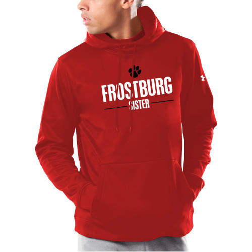  Under Armour Red Armour Fleece Hoodie - Frostburg Sister with Paw