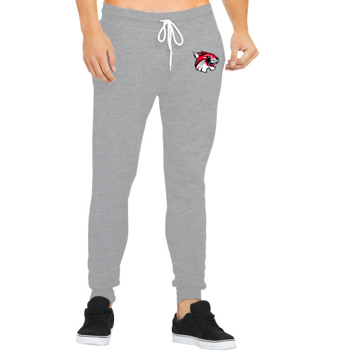  Bella Canvas Athletic Heather Joggers - FSU Bobcat Head