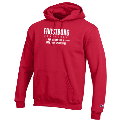  Champion Scarlet Red Fleece Hoodie - FSU - Computer Science and Information Technologies
