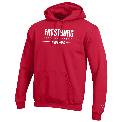  Champion Scarlet Red Fleece Hoodie - FSU - Engineering
