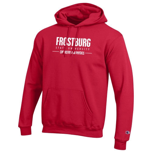  Champion Scarlet Red Fleece Hoodie - FSU - Chemistry and Physics