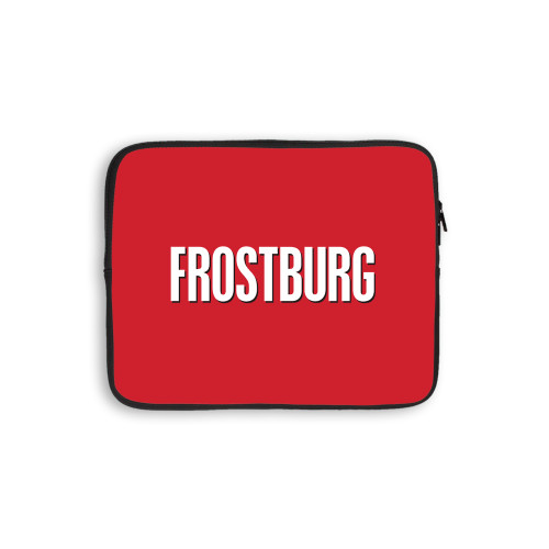  10 inch Neoprene iPad/Tablet Sleeve - Frostburg Wordmark