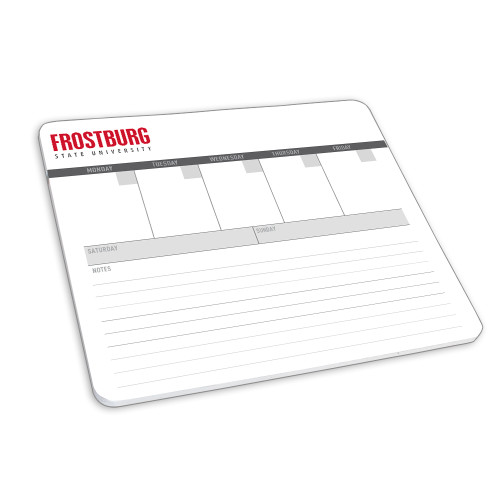  Mousepad/Week At A Glance Note Pad - Frostburg State University