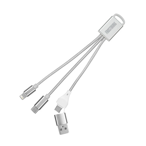  3 in 1 Silver Cable - Frostburg Wordmark Engraved