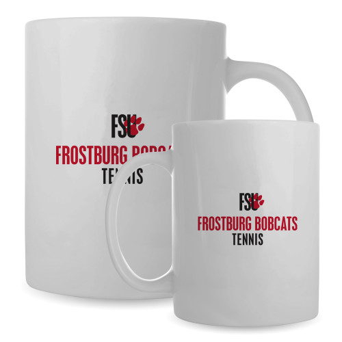  Full Color White Mug 15oz - Frostburg Tennis