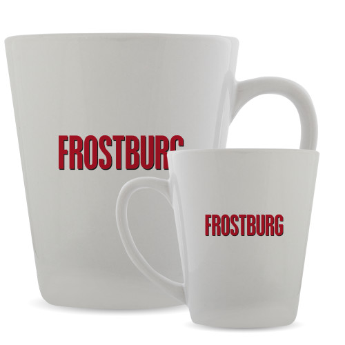  Full Color Latte Mug 12oz - Frostburg Wordmark