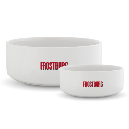  Ceramic Dog Bowl - Frostburg Wordmark