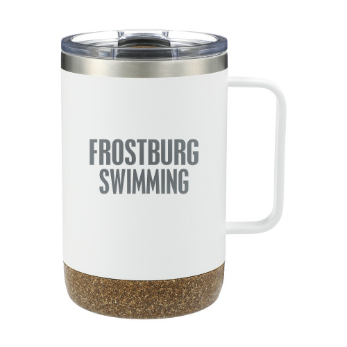  Valhalla Vacuum Insulated Camp White Mug 14oz - Frostburg Swimming Engraved