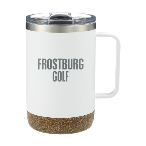  Valhalla Vacuum Insulated Camp White Mug 14oz - Frostburg Wrestling Engraved