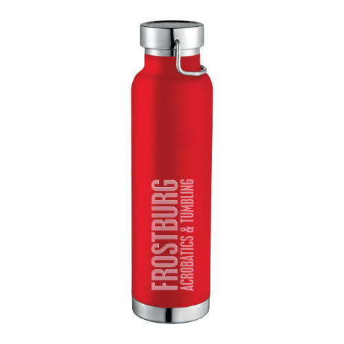  Thor Copper Vacuum Insulated Red Bottle 22oz - Frostburg Acrobatics and Tumbling Engraved