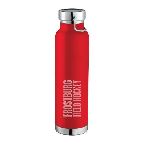  Thor Copper Vacuum Insulated Red Bottle 22oz - Frostburg Field Hockey Engraved