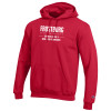 Thumbnail image for  Champion Scarlet Red Fleece Hoodie