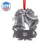 Thumbnail image for  Pewter Holiday Bells Ornament