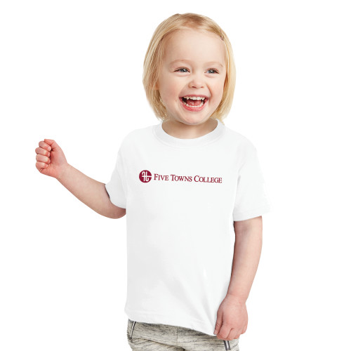  Toddler White T Shirt - Primary Mark