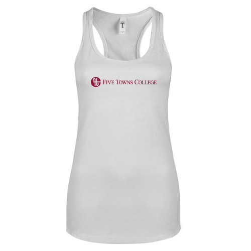  Next Level Racerback Tank White - Primary Mark