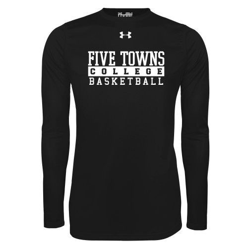  Under Armour Black Long Sleeve Tech Tee - Enter Logo Name
