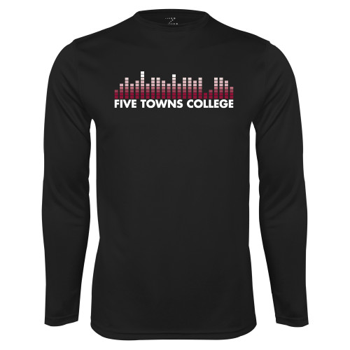  Black Performance Long Sleeve Shirt - Five Towns College Bars