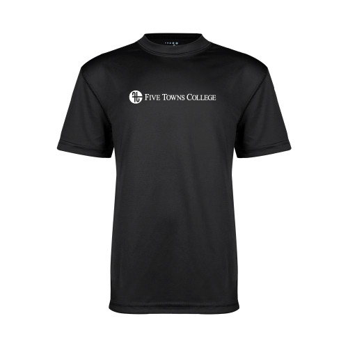  Youth Performance Black Tee - Primary Mark