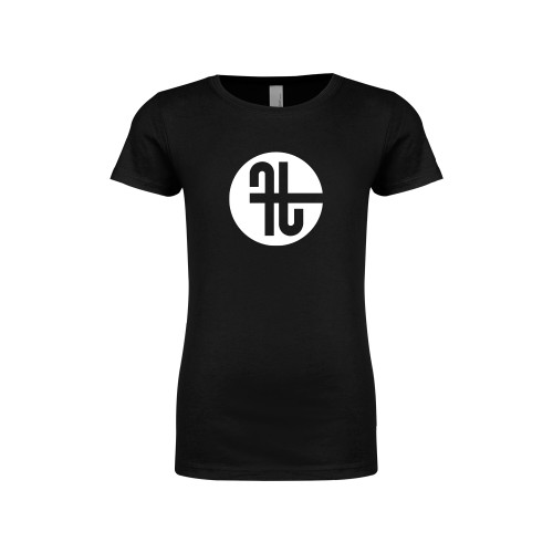  Next Level Girls Black Fashion Fit T Shirt - Identity Mark
