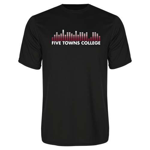  Black Performance Tee - Five Towns College Bars