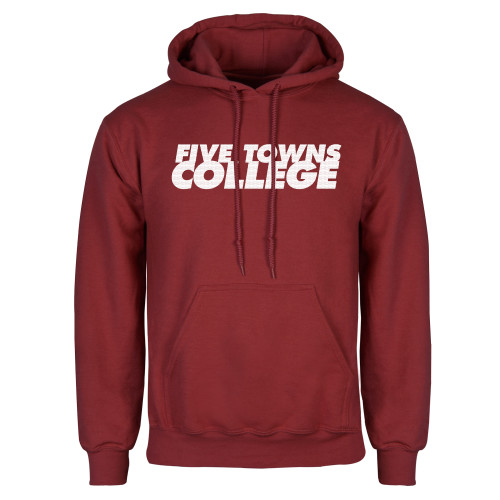  Cardinal Fleece Hoodie - Five Towns College Mesh
