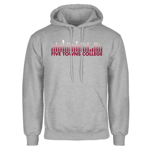  Grey Fleece Hoodie - Five Towns College Bars