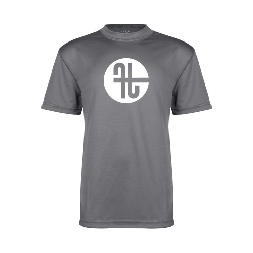  Youth Performance Grey Concrete Tee - Identity Mark