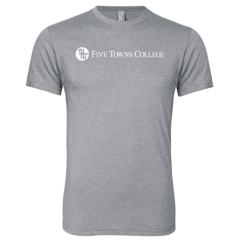  Next Level Heather Grey Triblend Tee - Primary Mark