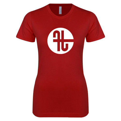  Next Level Womens Cardinal Boyfriend Tee - Identity Mark
