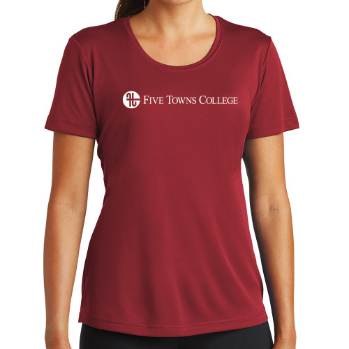  Womens Cardinal Performance Short Sleeve Tee - Primary Mark