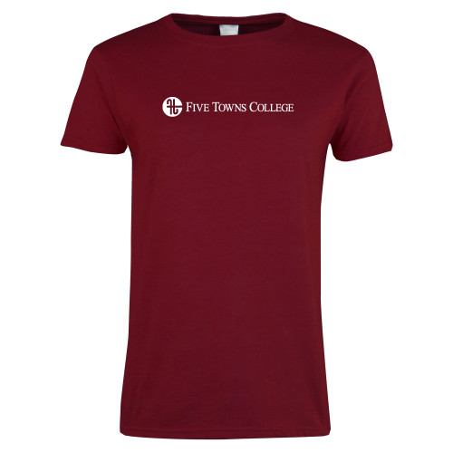  Next Level Womens Cardinal Short Sleeve Tee - Primary Mark