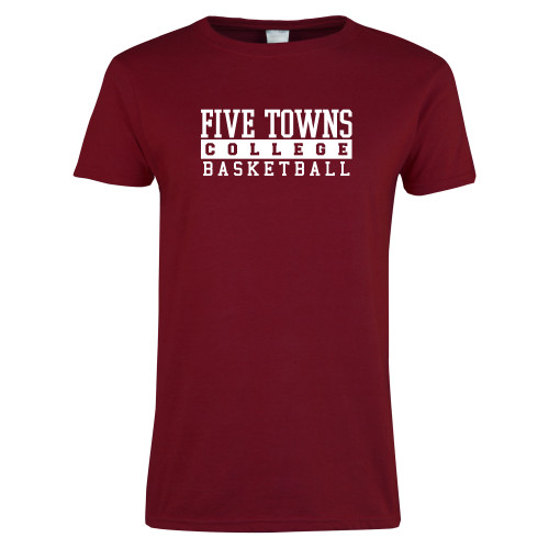  Next Level Womens Cardinal Short Sleeve Tee - Enter Logo Name