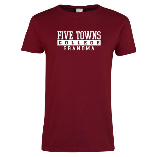  Next Level Womens Cardinal Short Sleeve Tee - Grandma