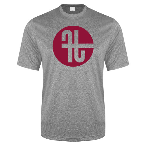  Grey Heather Performance Contender Tee - Identity Mark