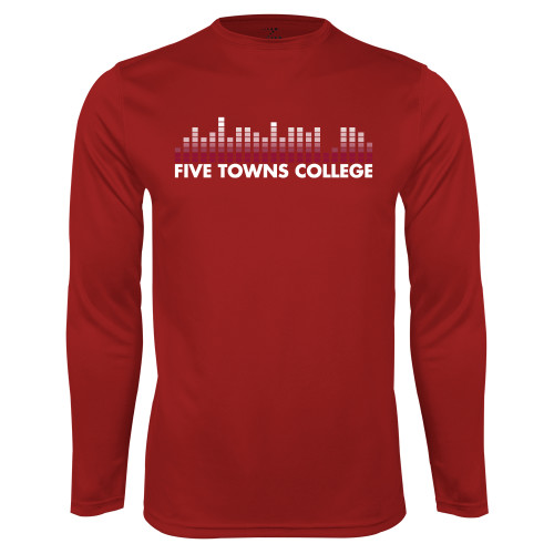 Cardinal Performance Long Sleeve Shirt - Five Towns College Bars