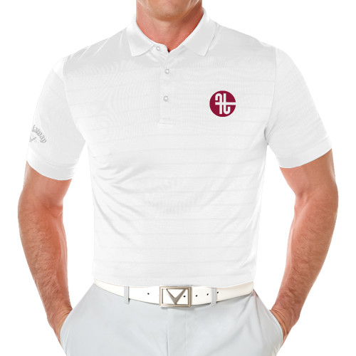  Callaway Opti Vent White Polo - Identity Mark