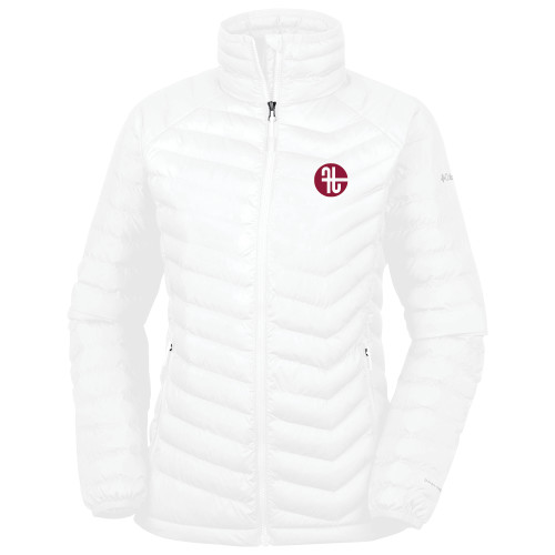  Columbia Womens White Powder Lite Jacket - Identity Mark